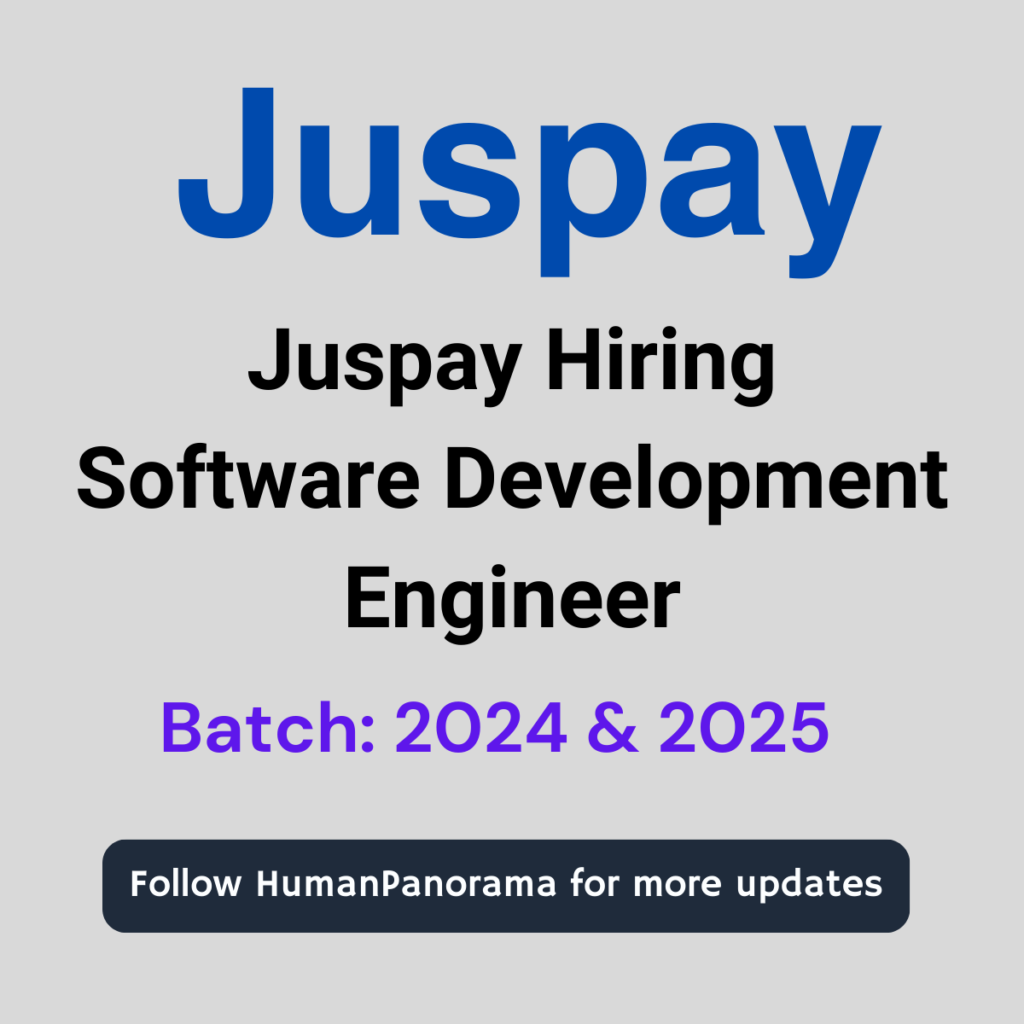 Juspay Hiring Software Development Engineer for 2024, 2025